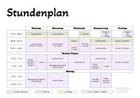 Stundenplan Homepage